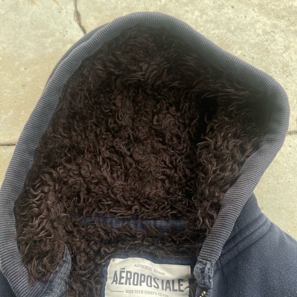 Aeropostale A87 fur lined jacket - Picture 4 of 5